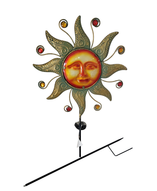 Adorno solar P/patio fig. sol 110x40 cm