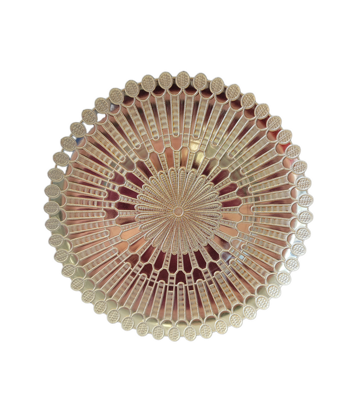Plato decorativo para eventos