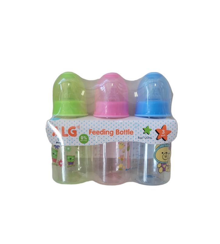 Set de 3 pepes plasticos 4oz 120ml