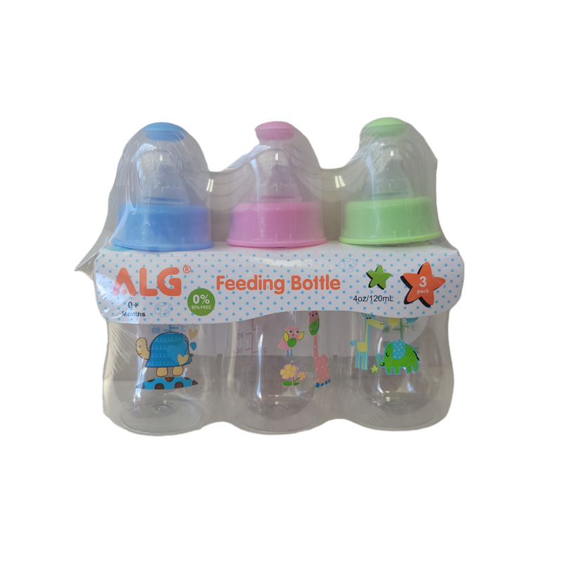 Set de 3 pepes plasticos 4oz 120ml