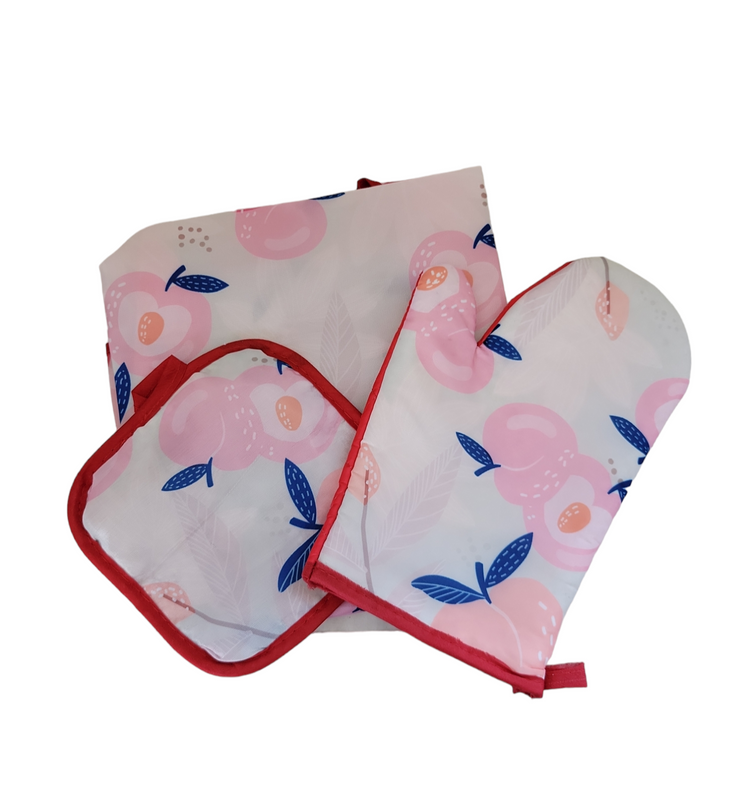 delantal y guantes de cocina