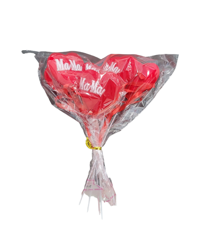 paquete de 6 corazones pequeños