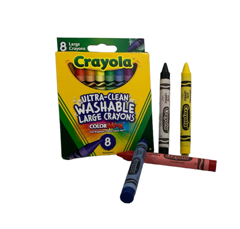 (E) CRAYOLAS 8 PIEZAS