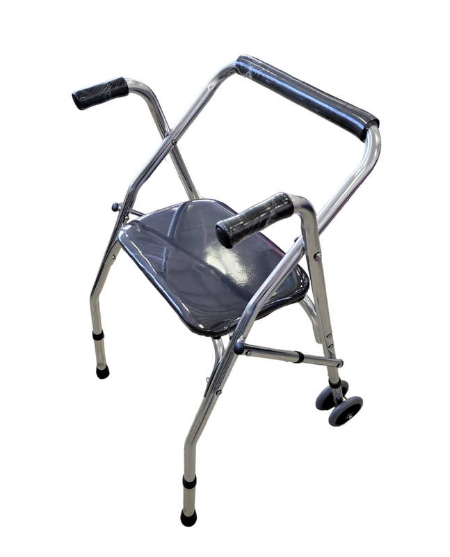 Andador con asiento para adulto