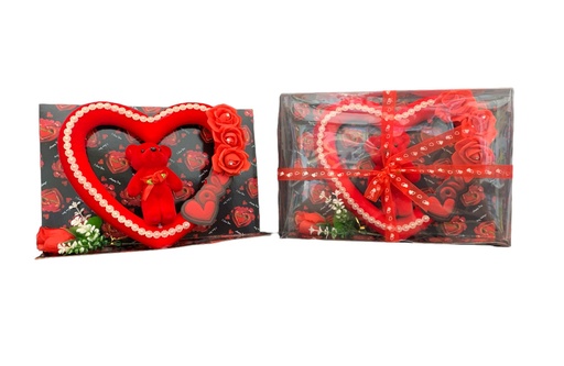 [MC236641] set de corazon con osito pequeño
