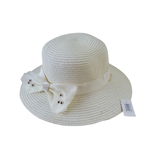 [HT-1839363-5] Sombrero Con Cinta Ancha/Piedras