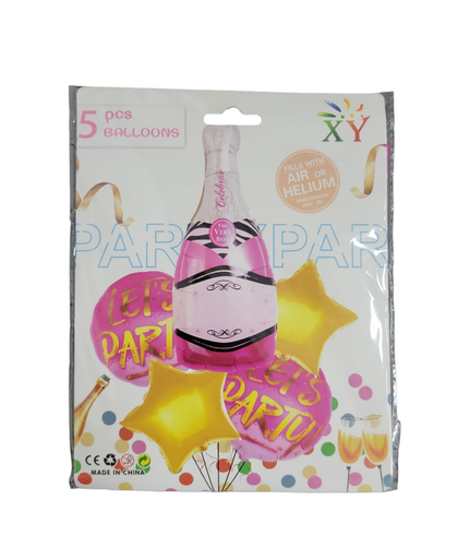 [MC212382] GLOBOS 5 PIEZAS