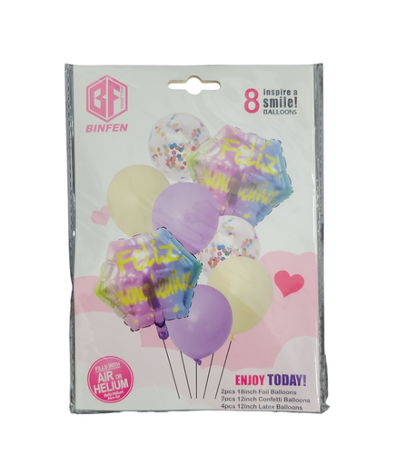 [MC206117] Set de globos 8 pzs