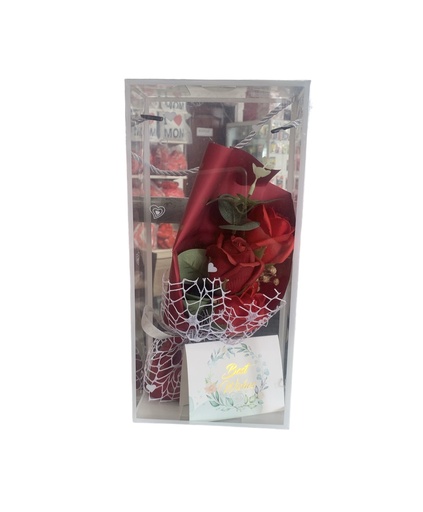 [GF-2316794-5] Flor jabón en estuche 