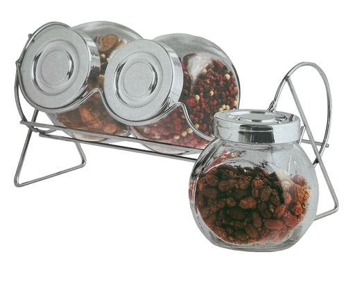 [A507-ZBOR-7] Set de 3 Botes de vidrio 3x195ml