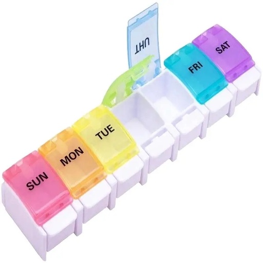 [HW-2334787-6] Pastillero de colores 7 depositos