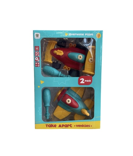[MC243144] Set para armar carrito y avion