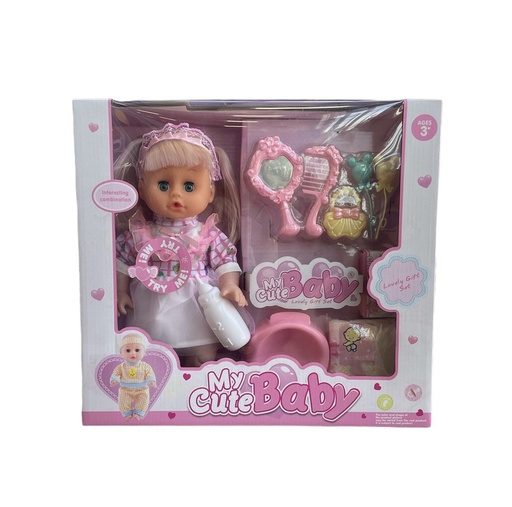 [MC241789] MUÑECA CON ACCESORIOS