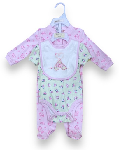 [33307] Pijama Para Bebe De 3 Piezas