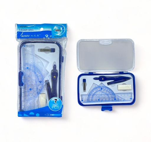 [RC183721] juego de compas y reglas en estuche