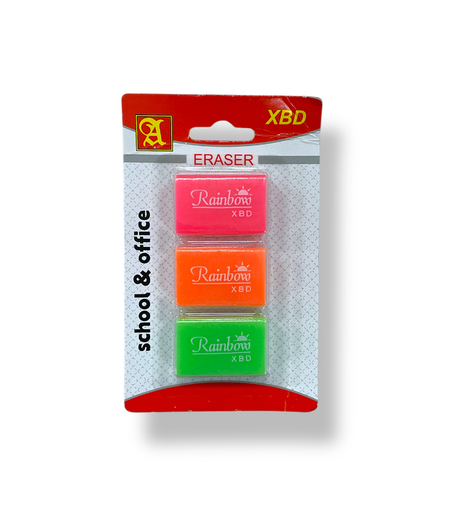 [ST-2324348B-10] (e)set de 3 borradores en carton