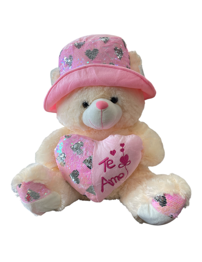 [TY-240648-12-3] Peluche de oso con corazon