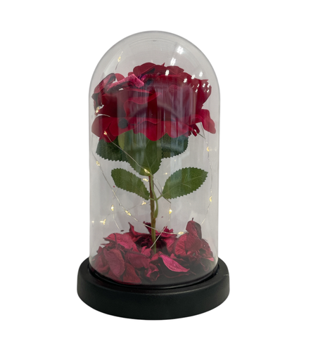 [GF-246688-1] Adorno de rosa con luz