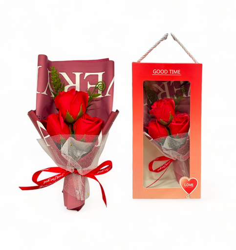 [GF-246721-18] ramo de flor jabon en caja
