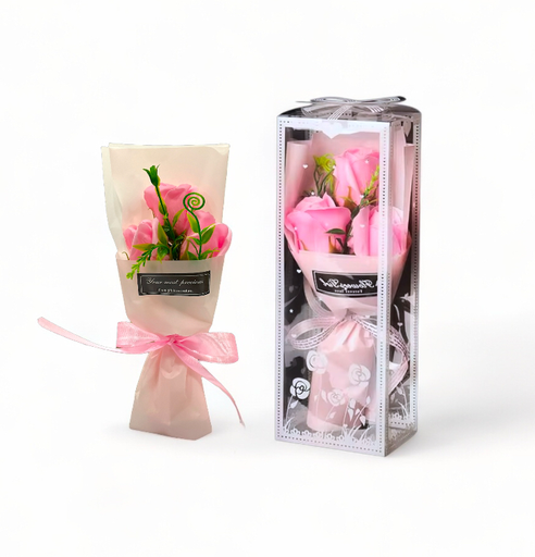 [RC212071] JABON EN FORMA DE FLOR EN ESTUCHE