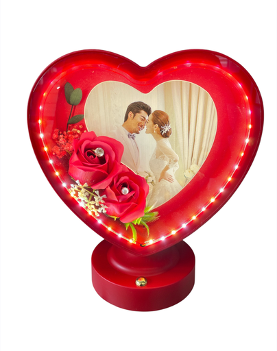 [MC245292] lampara fig. corazon para fotos