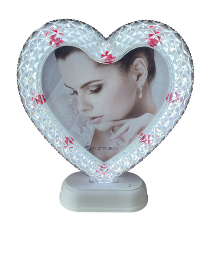 [MC245329] lampara fig. corazon para fotos