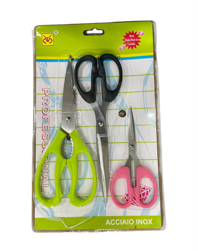 [KC-23216557-19] set de 3 tijeras en estuche