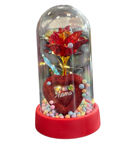 [GF-246688-14] ADORNO DE FLOR CON LUZ PARA