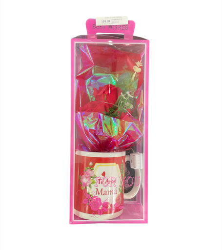 [RAMO4] RAMO  DE FLOR CON TAZA
