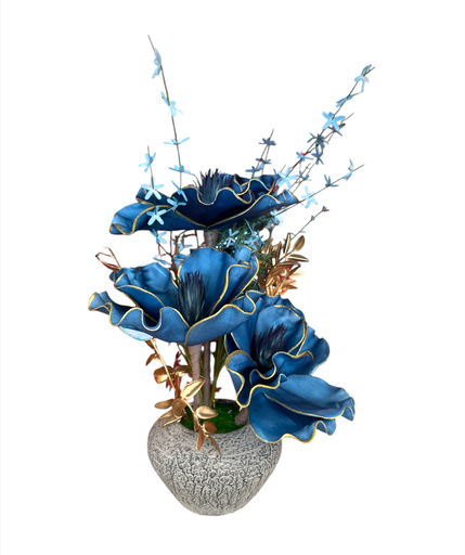 [MC248024] ADORNO MACETERA CON FLORES