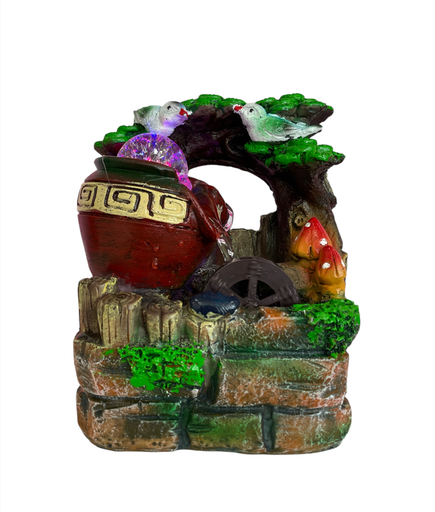 [GF-256816-3] fuente electrica con luz