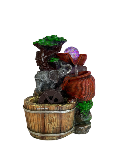 [GF-256816-4] fuente electrica con luz