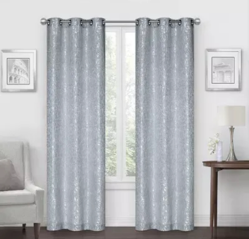 [M20-WN39] Cortina de sala con aros de metal 1Pieza