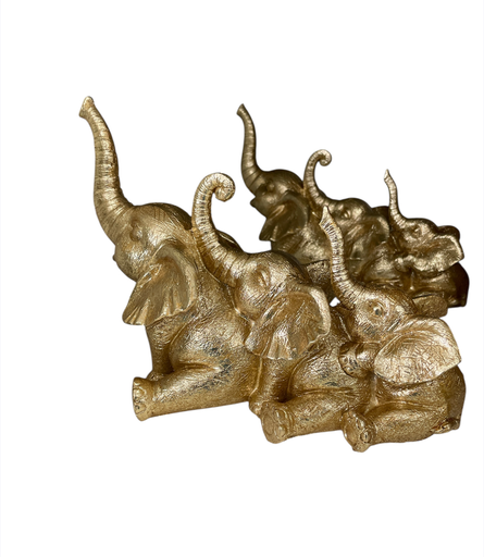 [GF-256643-1] Set de 2 Adornos fig de Elefantes