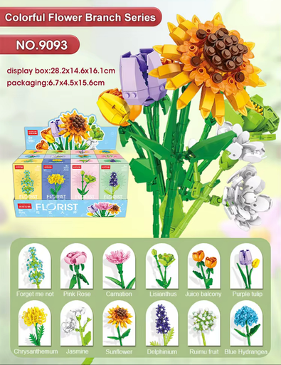 [JTZJ-86] Juguete Fig. Flor Armable