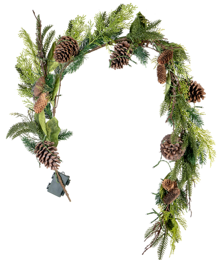 [CH-230530-11] GUIRNALDA NAVIDEÑA CON BELLOTAS