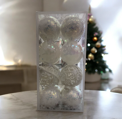 [CH-256018-10] set de 16 pelotas navideñas en estuche