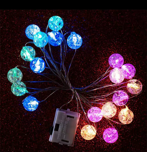 [MC244001] Extencion de luz led fig. pelota multico