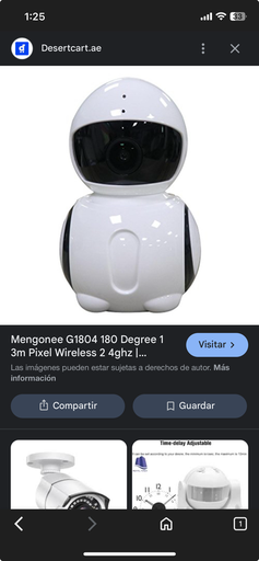 [EL-1817615-5] Camara Inalambrica Wifi