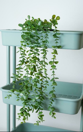 [FL-0084B-1] Paq.de 5 ramas verdes colgantes