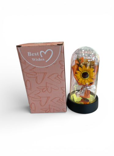 [4557852479950] FLOR CON LUZ EN ESTUCHE