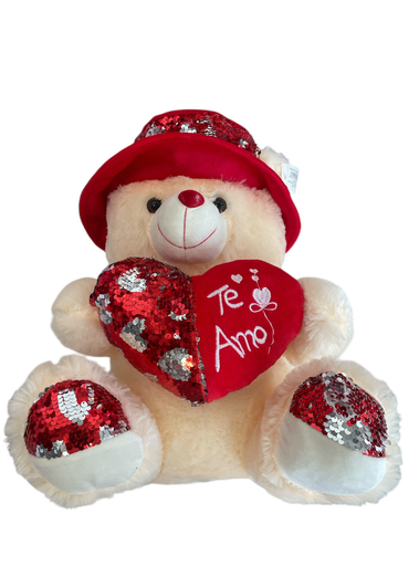 [TY-240648-12-2] PELUCHE OSO CON CORAZON