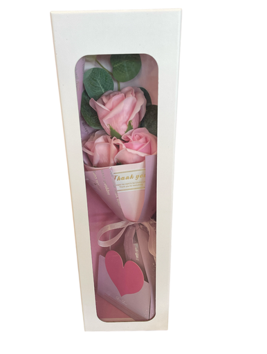 [GF-250096B-8] Ramo de flor de jabon en caja