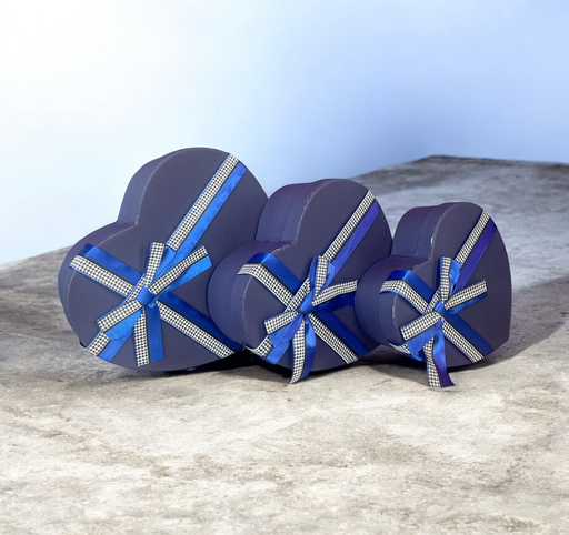 [Mc253249] Set de 3 cajas figura corazon