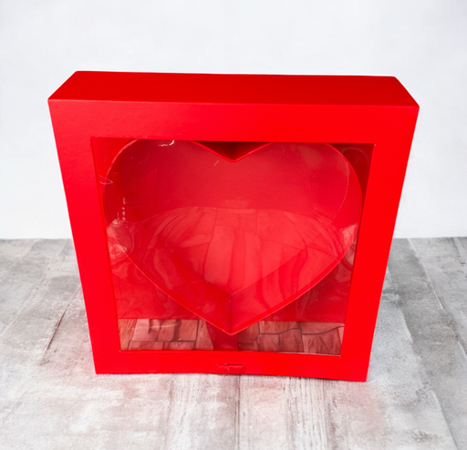 [Mc253675] caja para arreglos figura corazon