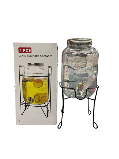 [Mc254075] Bote de Vidrio con Llave