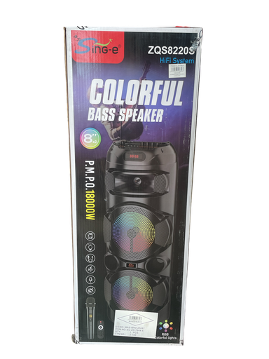 [El-2517944-4] Parlante mediano con microfono y control