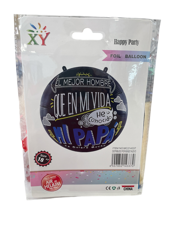 [Mc214337] Globo con mensaje para papá