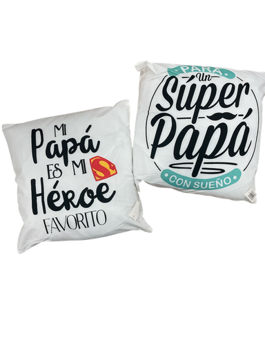 [Mc256120] cojin con dedicatoria para papa