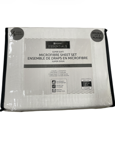 [S13480-d-f] Set de sabanas matrimonial 4 piezas